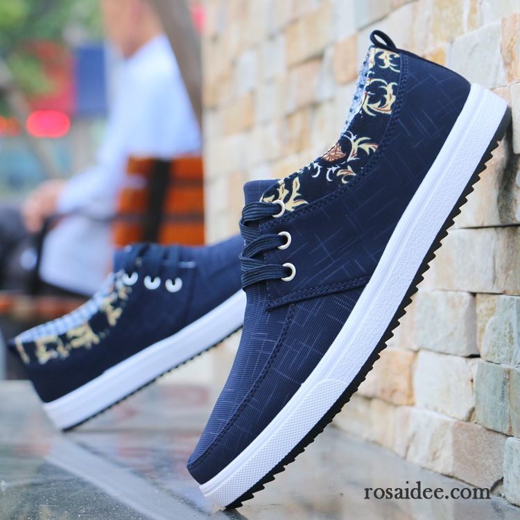 Winter Arbeitsschuhe Herren Casual Dicke Sohle Tuch Schuhe Atmungsaktiv Trend Herren Schüler Sommer Espadrille Skateboardschuhe Feder